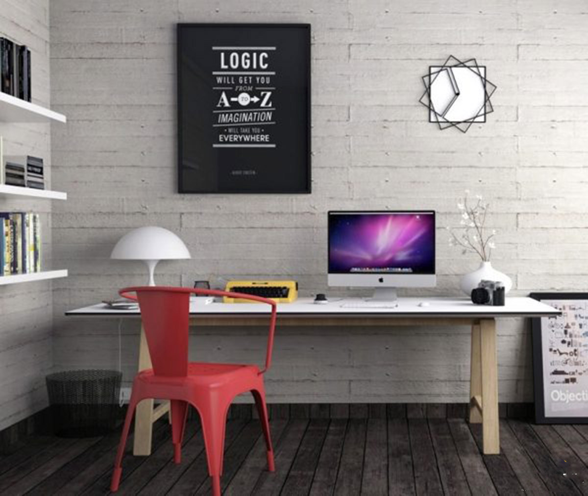 Những mẫu thiết kế nội thất văn phòng tại nhà cực kỳ chất lượng