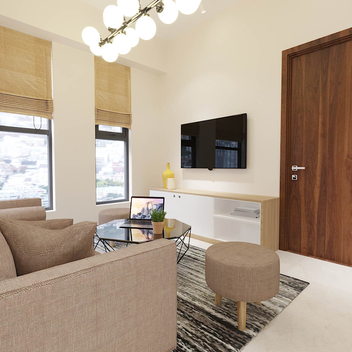 Thiết kế nội thất căn hộ chung cư Centana Quận 2 – Chị Phương Anh Toại