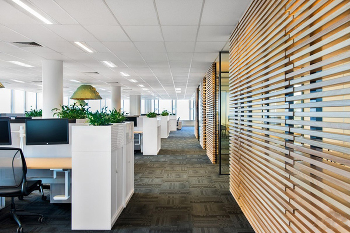Thiết kế nội thất văn phòng hoàn hảo với tông màu ấm